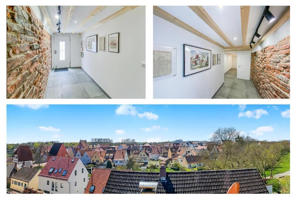 Stylisches Apartment Mit Terrasse In Der Altstadt Von Donauwörth 외부 사진